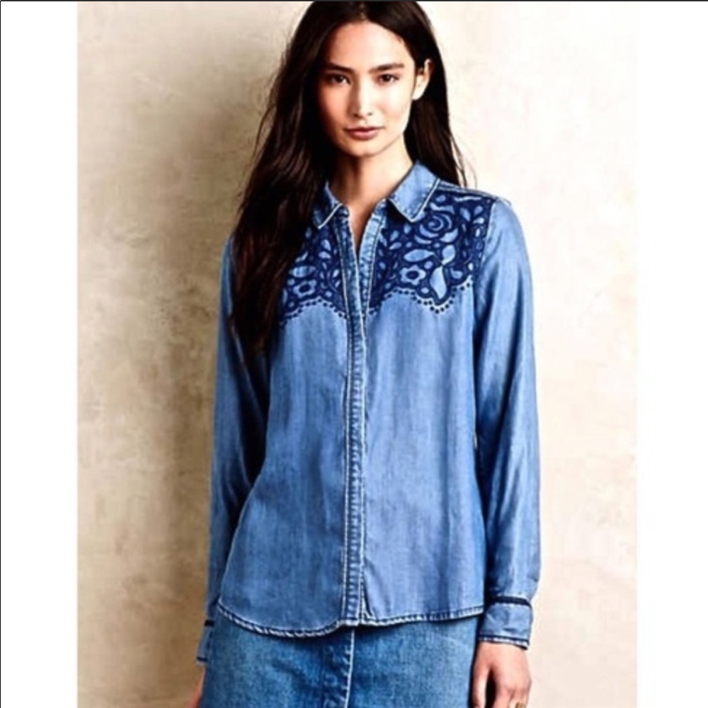 Anthropologie [Holding Horses] Denim Shirt